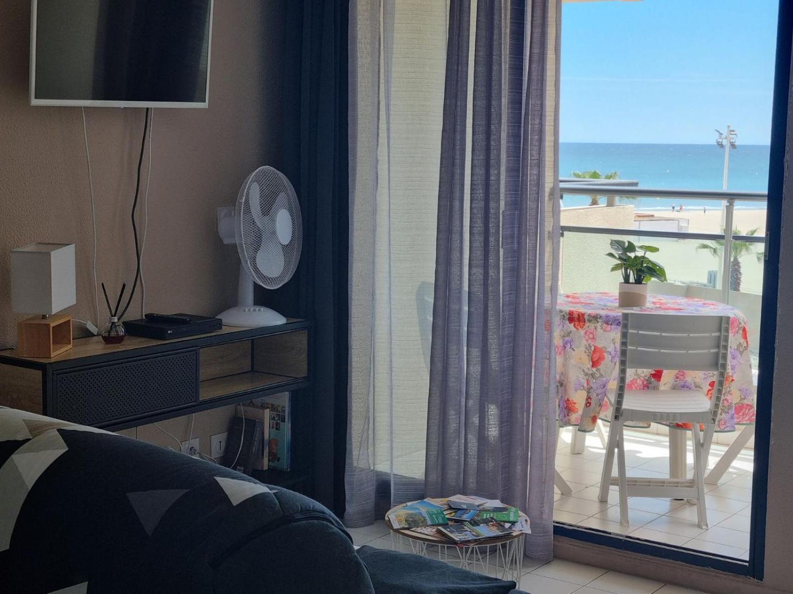 Studio Cosy Climatise Vue Mer Canet Plage 3Etoiles Ngoại thất bức ảnh